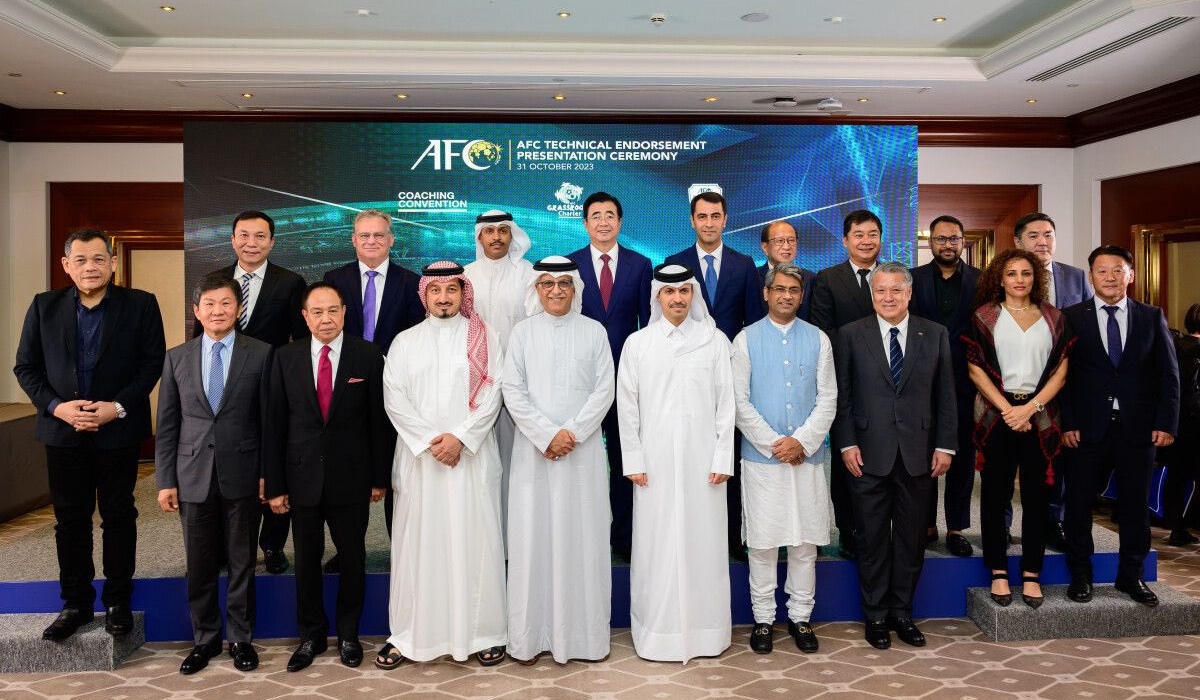 QFA Wins The AFC Coaching Association Award At The 2022 AFC Annual Awards Technical Ceremony